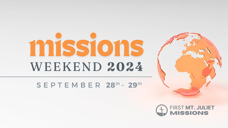 missions weekend graphic