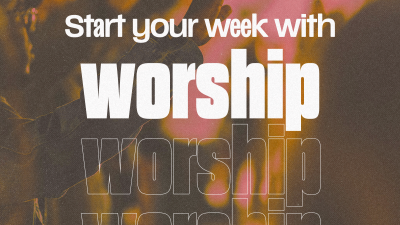 start your week with worship worship hands image